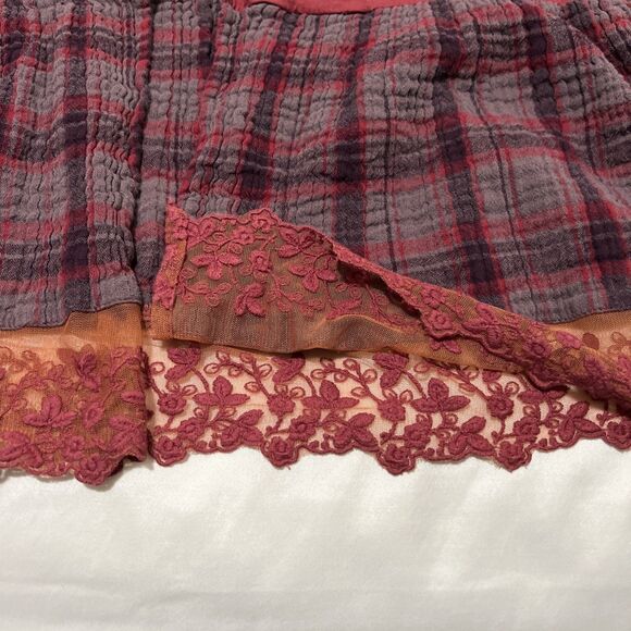 LOGO Lori Goldstein Boho Peasant Blazer Sz 1X Lace Embroidered Cottage Loose - Picture 2 of 7